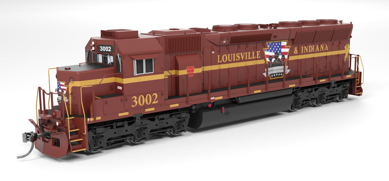 PREORDER Broadway Limited Imports HO 9811 EMD SD45 Diesel Locomotive, Louisville & Indiana