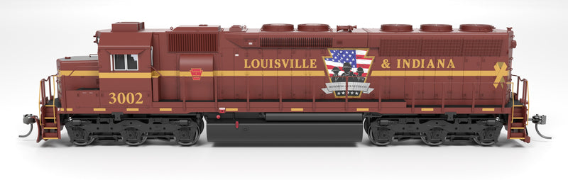 PREORDER Broadway Limited Imports HO 9811 EMD SD45 Diesel Locomotive, Louisville & Indiana