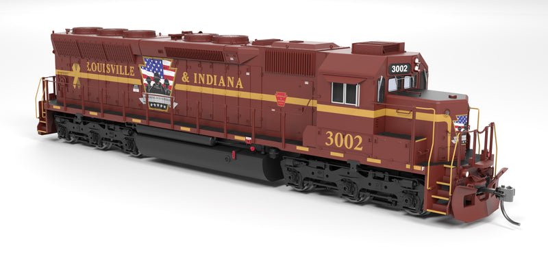 PREORDER Broadway Limited Imports HO 9811 EMD SD45 Diesel Locomotive, Louisville & Indiana