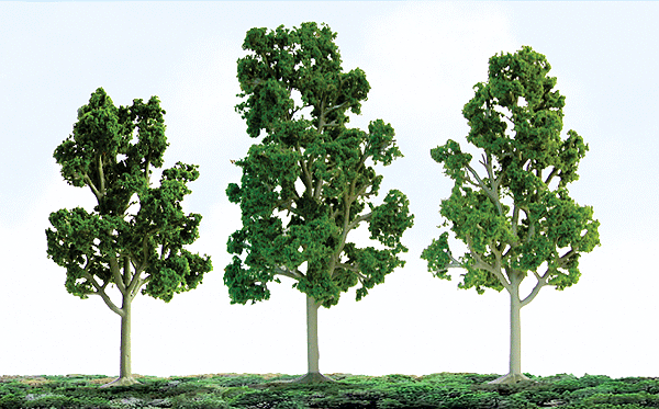 JTT Trees & Shrubs 92102  Sycamore Trees -- 5 to 5-1/2" 12.7-14cm pkg(3), HO