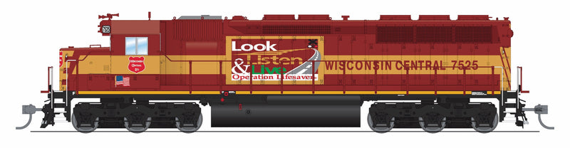 PREORDER Broadway Limited Imports HO 9822 EMD SD45 Diesel Locomotive, Wisconsin Central