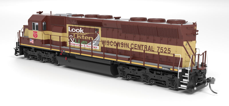 PREORDER Broadway Limited Imports HO 9822 EMD SD45 Diesel Locomotive, Wisconsin Central