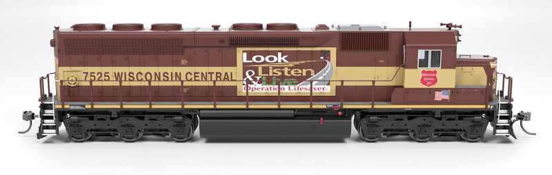 PREORDER Broadway Limited Imports HO 9822 EMD SD45 Diesel Locomotive, Wisconsin Central