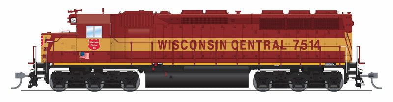 PREORDER Broadway Limited Imports HO 9825 EMD SD45 Diesel Locomotive, Wisconsin Central