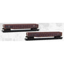 Micro-Trains N 983102293 50' Steel Side 15 Panel Fixed End Gondola With Fishbelly Sides, CSX Norfolk Southern Family Tree & Beyond