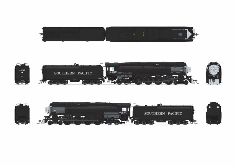PREORDER Broadway Limited Imports HO 9837 GS-4 4-8-4 Steam Locomotive, Southern Pacific