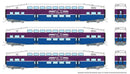 PREORDER Rapido 546003 N Bilevel Commuter Coach 3-Pack - Ready to Run -- Altamont Commuter Express