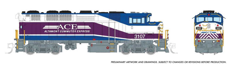 PREORDER Rapido 519502 N GMDD F59PH - Sound and DCC -- Altamont Commuter Express