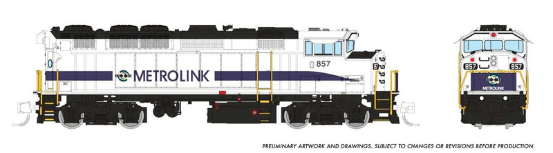 PREORDER Rapido 519515 N GMDD F59PH - Sound and DCC -- Metrolink