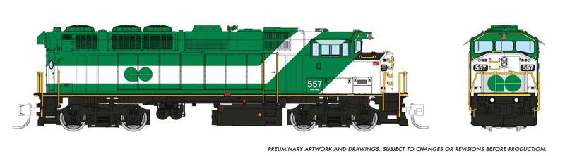 Rapido 519013 N GMDD F59PH - Standard DC -- GO Transit