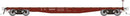 PREORDER Rapido 138015A HO Class F30A 50' Flatcar - Ready to Run -- Lehigh Valley (Boxcar Red)