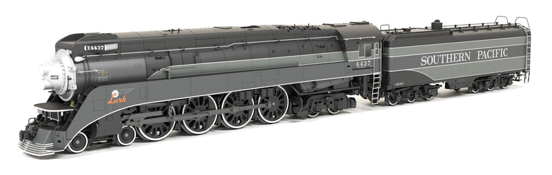 PREORDER Broadway Limited Imports HO 9844 GS-4 4-8-4 Steam Locomotive with Smoke, Southern Pacific "Lark Two-Tone Gray Fantasy"
