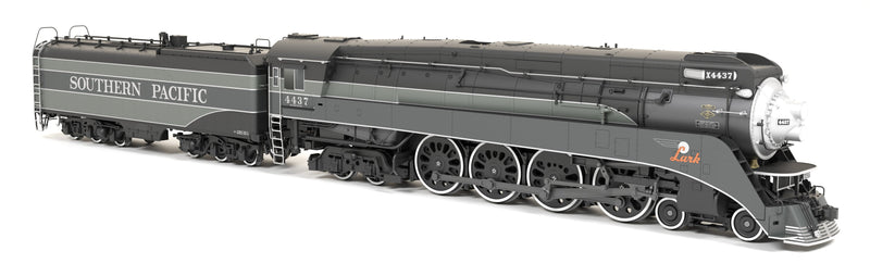 PREORDER Broadway Limited Imports HO 9845 GS-4 4-8-4 Steam Locomotive, Southern Pacific "Lark Two-Tone Gray Fantasy"