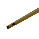 K & S Precision Metals 9850 Square Brass Tube 300mm Long x .45mm Wall x 2mm (2 pieces)