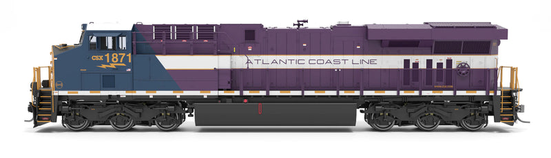 PREORDER Broadway Limited Imports HO 9860 GE ES44AC Diesel Locomotive with Smoke, CSX ACL Heritage