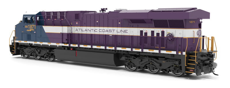 PREORDER Broadway Limited Imports HO 9860 GE ES44AC Diesel Locomotive with Smoke, CSX ACL Heritage