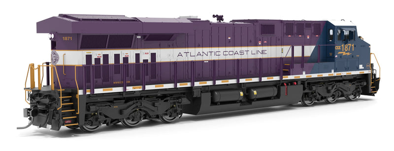 PREORDER Broadway Limited Imports HO 9860 GE ES44AC Diesel Locomotive with Smoke, CSX ACL Heritage