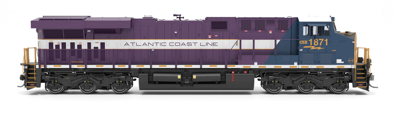 PREORDER Broadway Limited Imports HO 9860 GE ES44AC Diesel Locomotive with Smoke, CSX ACL Heritage
