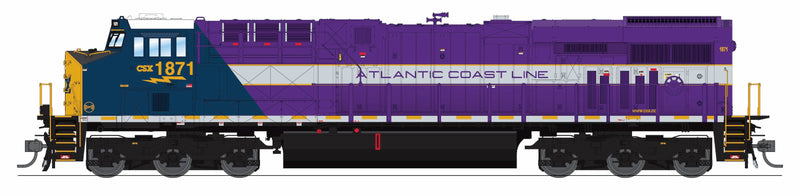 PREORDER Broadway Limited Imports HO 9861 GE ES44AC Diesel Locomotive, CSX ACL Heritage