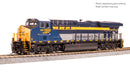Broadway Limited Imports HO 9862 GE ES44AC Diesel Locomotive with Smoke, CSX C&O Heritage