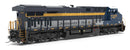 Broadway Limited Imports HO 9862 GE ES44AC Diesel Locomotive with Smoke, CSX C&O Heritage