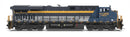 PREORDER Broadway Limited Imports HO 9862 GE ES44AC Diesel Locomotive with Smoke, CSX C&O Heritage