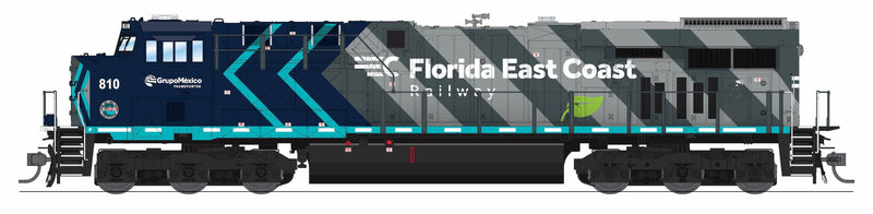 PREORDER Broadway Limited Imports HO 9870 GE ES44AC Diesel Locomotive with Smoke, Florida East Coast
