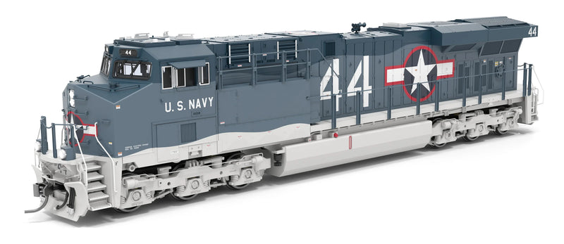 PREORDER Broadway Limited Imports HO 9874 GE ES44AC Diesel Locomotive with Smoke, US Navy