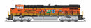 Broadway Limited Imports N 9882 GE ES44AC Diesel Locomotive, Burlington Northern Santa Fe 25th Anniversary