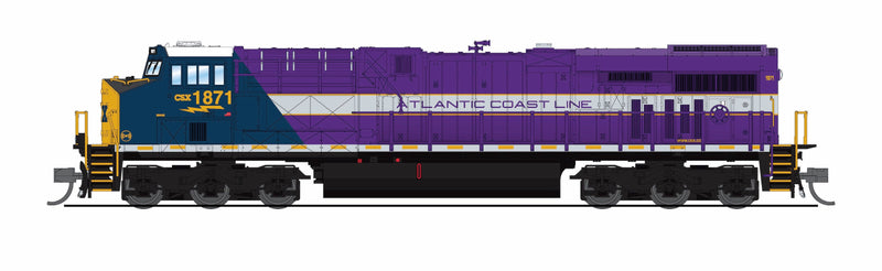 PREORDER Broadway Limited Imports N 9884 GE ES44AC Diesel Locomotive, CSX ACL Heritage
