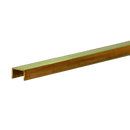 K & S Precision Metals 9886 Brass Channel 300mm Long x .014 Wall x 3/16