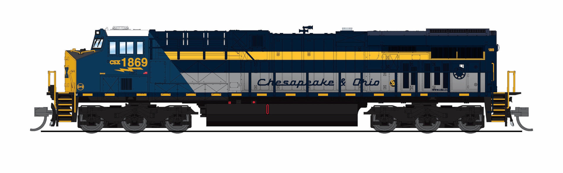 Locomotive Diesel Broadway Limited N 3543 – GE ES44AC #8099 DCC SON (bon état)