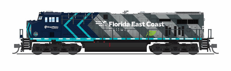 PREORDER Broadway Limited Imports N 9892 GE ES44AC Diesel Locomotive, Florida East Coast