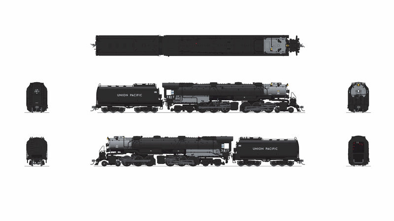 PREORDER Broadway Limited Imports HO 9906 CSA-2 Brass Hybrid UP Early Challenger, Union Pacific Post-1947