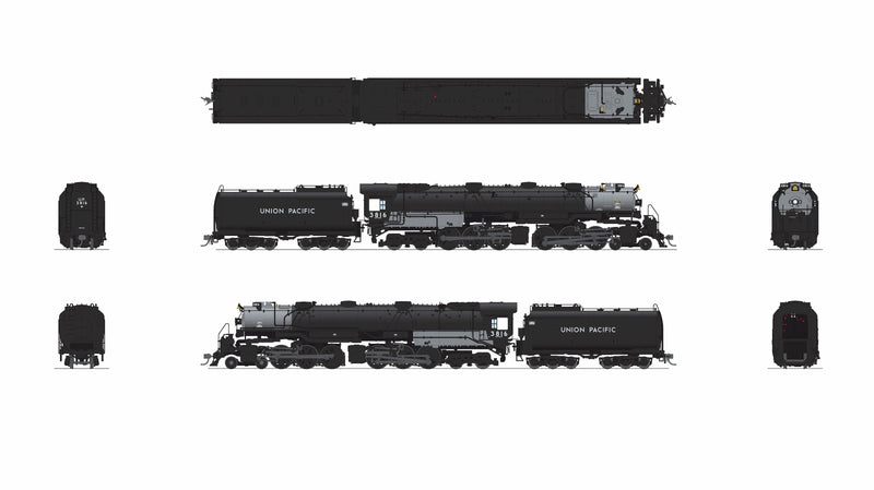 PREORDER Broadway Limited Imports HO 9908 CSA-2 Brass Hybrid UP Early Challenger, Union Pacific Post-1947
