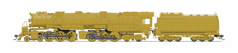 PREORDER Broadway Limited Imports HO 9921 CSA-2 Brass Hybrid UP Early Challenger with Smoke, Painted Brass Painted Brass (Paragon4 DCC & Sound Equipped)