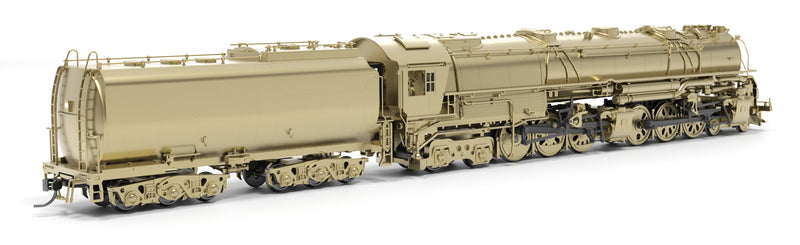 PREORDER Broadway Limited Imports HO 9921 CSA-2 Brass Hybrid UP Early Challenger with Smoke, Painted Brass Painted Brass (Paragon4 DCC & Sound Equipped)