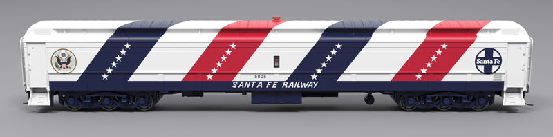 PREORDER Broadway Limited Imports HO 9937 Railroad Exhibit Car, Atchison Topeka & Santa Fe