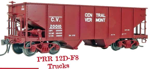 Rapido 148016 Class GLa 2-Bay Hopper 3-Pack - Ready to Run -- Central Vermont
