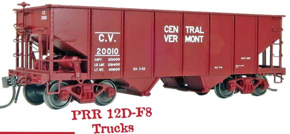 Rapido 148016A Class GLa 2-Bay Hopper - Ready to Run -- Central Vermont