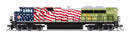 PREORDER Broadway Limited Imports N 9972 EMD SD70ACe, Kansas City Southern Veterans Day Salute