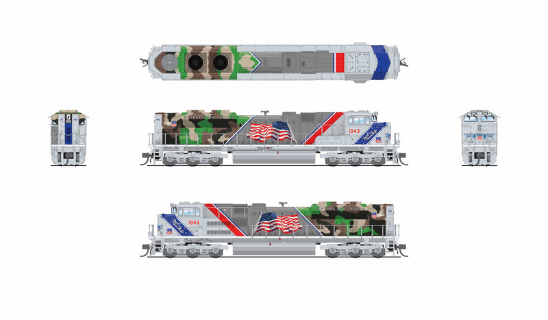 PREORDER Broadway Limited Imports N 9980 EMD SD70ACe, Union Pacific The Spirit Locomotive