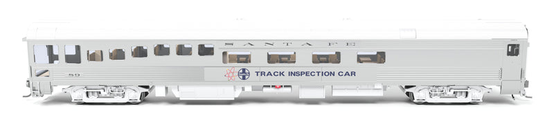 PREORDER Broadway Limited Imports HO 9990 ATSF Track Inspection Car, Atchison Topeka & Santa Fe 1975-1982