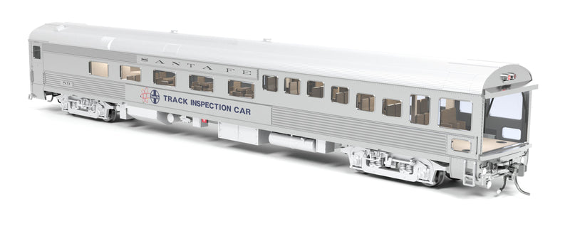 PREORDER Broadway Limited Imports HO 9990 ATSF Track Inspection Car, Atchison Topeka & Santa Fe 1975-1982