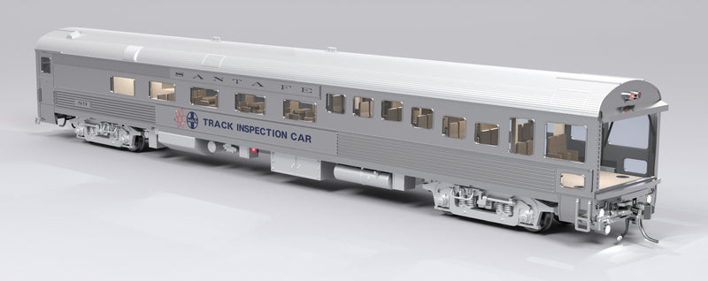 PREORDER Broadway Limited Imports HO 9990 ATSF Track Inspection Car, Atchison Topeka & Santa Fe 1975-1982