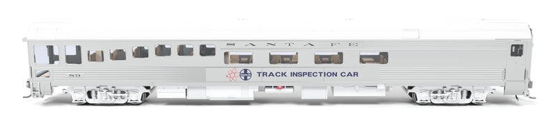 PREORDER Broadway Limited Imports HO 9991 ATSF Track Inspection Car, Atchison Topeka & Santa Fe 1982-1990
