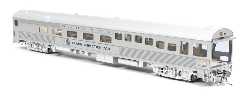 PREORDER Broadway Limited Imports HO 9991 ATSF Track Inspection Car, Atchison Topeka & Santa Fe 1982-1990