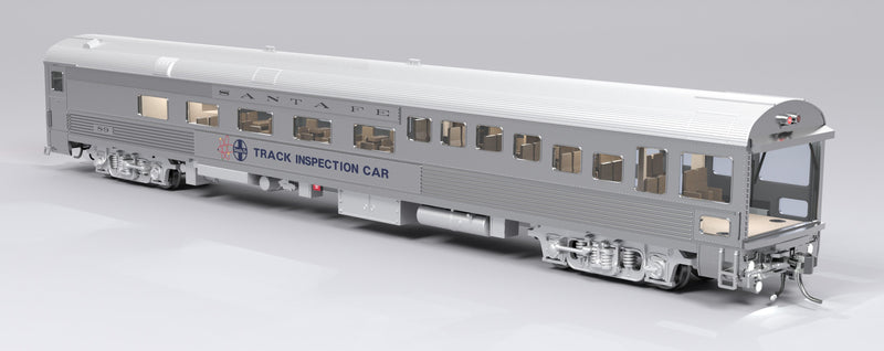 PREORDER Broadway Limited Imports HO 9991 ATSF Track Inspection Car, Atchison Topeka & Santa Fe 1982-1990