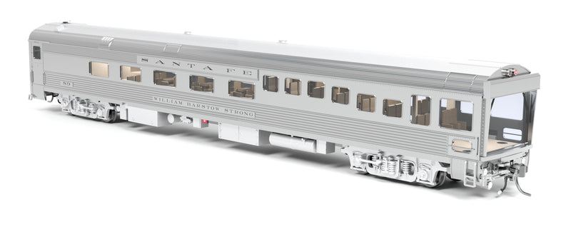 PREORDER Broadway Limited Imports HO 9992 ATSF Track Inspection Car, Atchison Topeka & Santa Fe "William Barstow Strong" 1990-1995