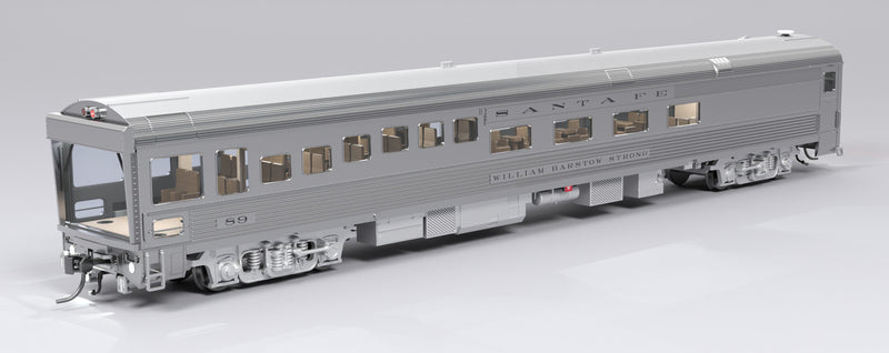 PREORDER Broadway Limited Imports HO 9992 ATSF Track Inspection Car, Atchison Topeka & Santa Fe "William Barstow Strong" 1990-1995